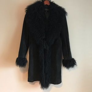 Raffaelo Fur Suede Coat
